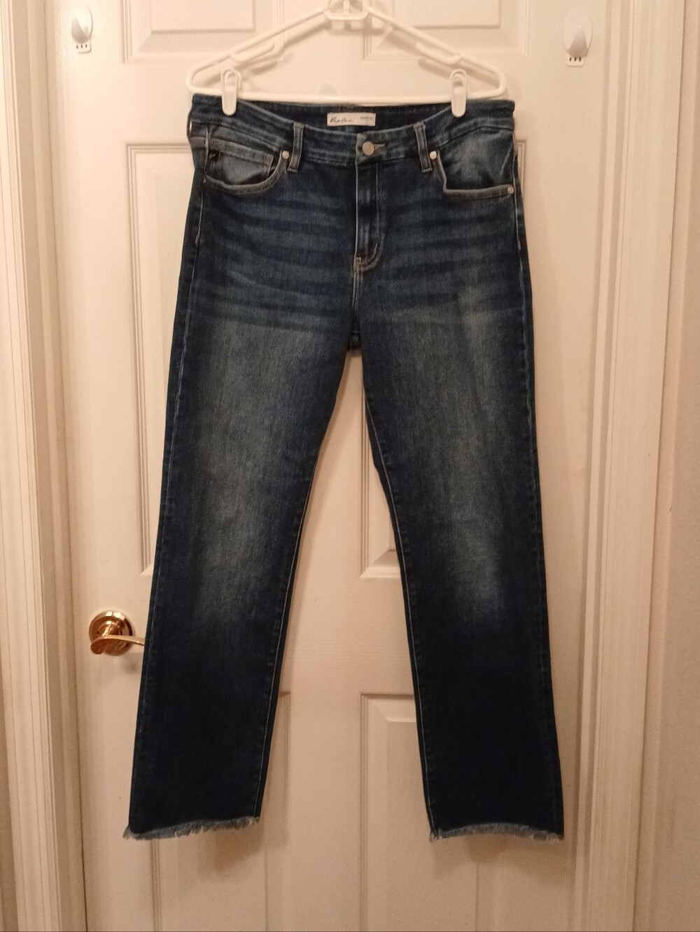 Kancan Maurices Estilo Vintage Straight Leg Raw Hem Jeans Size 31 Y2K Indie